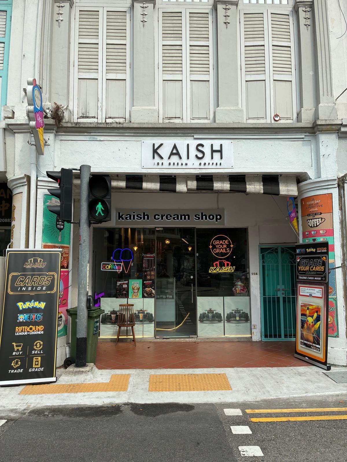 KAISH storefront and entrance at 114 Jalan Besar